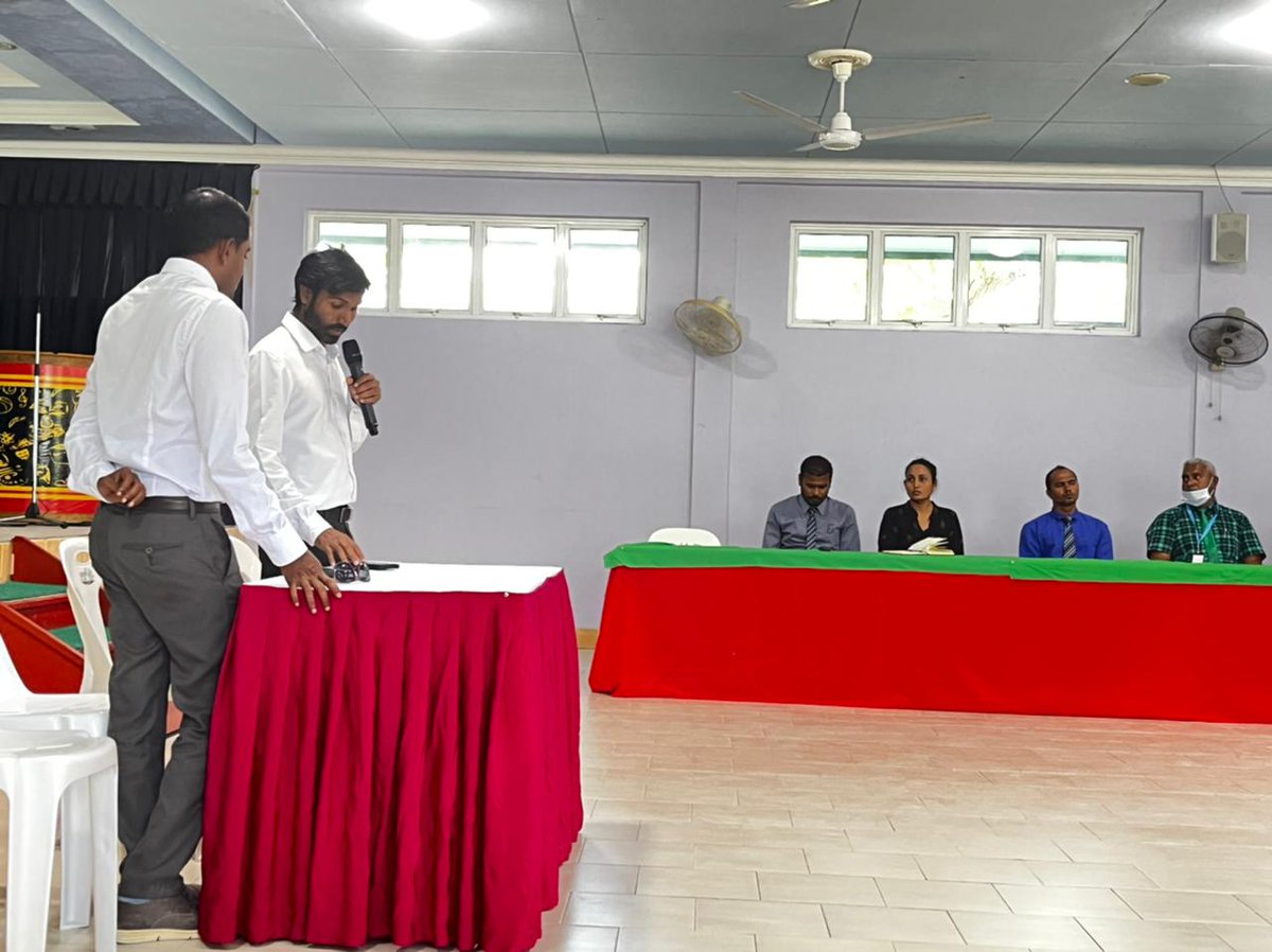 noonucouncil's tweet photo. Israafu kudakoh igthisaadhu hifehehtumah mi council in kuramundhaa masaiykathuge therein Raa, Baa, @lhacmv atoll council, @WorldBank  , @MoEnvmv aa eku kuriyahdhaa bahdhaluvumuga @Batteyy aai @sanbo_w Waste management plan ge mauloomaath dheny

#circulareconomy #wastemanagement https://t.co/lXHimrMLH4