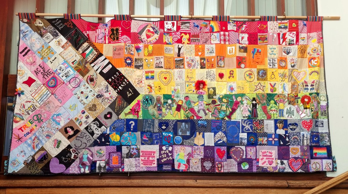 North Yorkshire Libraries (@nylibraries) on Twitter photo Sew <a href="/KeighleyPride/">Keighley Pride</a> is on tour, first stop #Skipton Library!
Pop in to view this amazing textile flag created from hundreds of handmade patches celebrating people's LGBTIQA+ inspirations and facilitated by the brilliant peeps at <a href="/iclsbradford/">ICLS Education</a> 🏳️🌈🏳️⚧️💕🌈⚧️ Sew <a href="/KeighleyPride/">Keighley Pride</a> is on tour, first stop #Skipton Library!
Pop in to view this amazing textile flag created from hundreds of handmade patches celebrating people's LGBTIQA+ inspirations and facilitated by the brilliant peeps at <a href="/iclsbradford/">ICLS Education</a> 🏳️🌈🏳️⚧️💕🌈⚧️