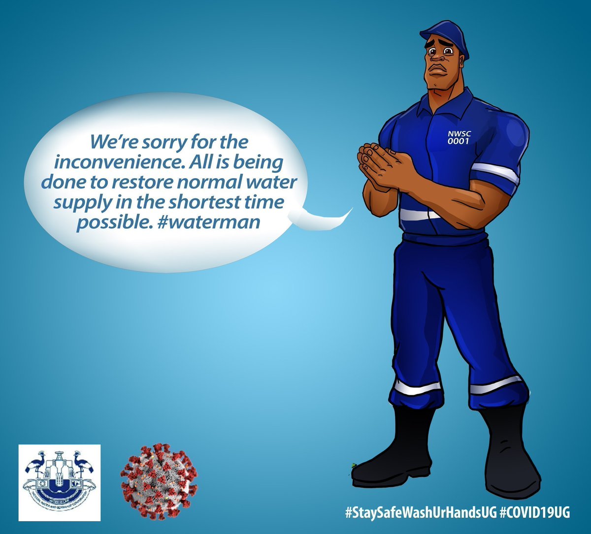 nwscug's tweet photo. Apologies to our valued customers in Masaka City, Nyendo, Kako, Sunga, Kyabakuza, Kijungu, Bwala, Gayaza, Bisange, Bukoto, Glama and the surroundings experiencing no water situations. This is due to power outage affected our plant. We're working with @UmemeLtd to fix this ASAP https://t.co/kdZzFz27xc