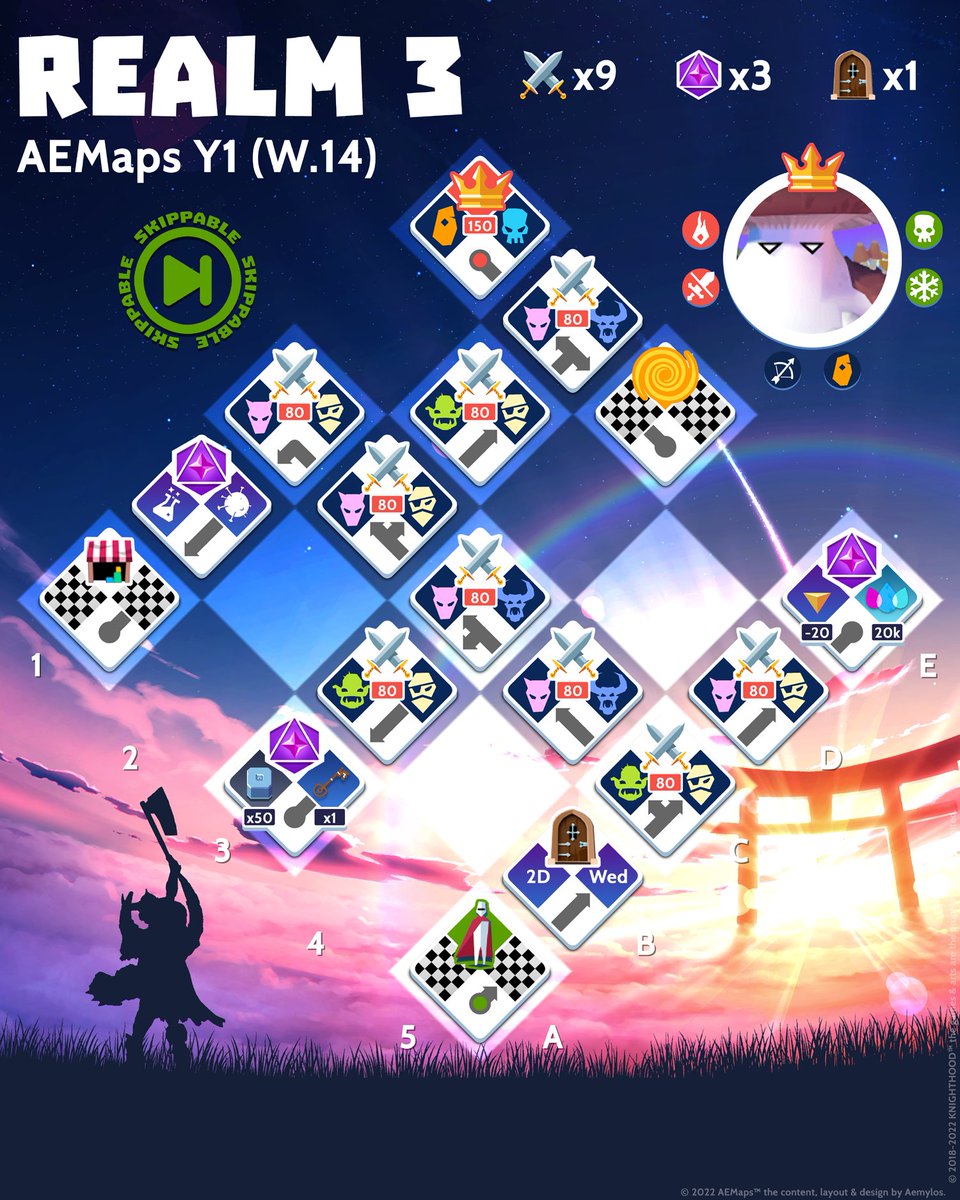 aemylos's tweet photo. AEMaps Y1 - the second batch of week 14.
See you all on friday, happy rifting and may Luck Skywalker be with you ...  🙇🏻‍♂️🍀

#knighthoodgame #theriftmaps https://t.co/K5Tk8kyEdB