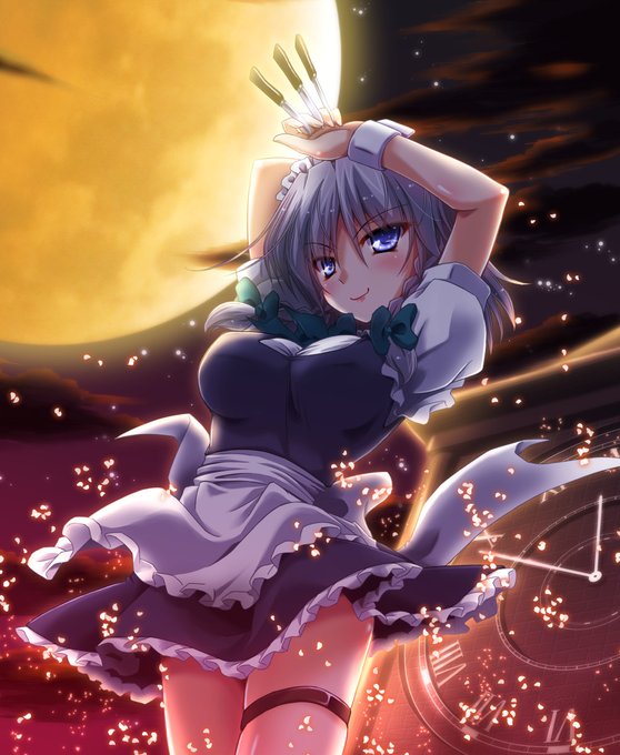 咲夜さんはエロ無し縛りしても弾が多い(ていうか今描いてるのも咲夜さんだし)
#3月9日は咲夜の日 