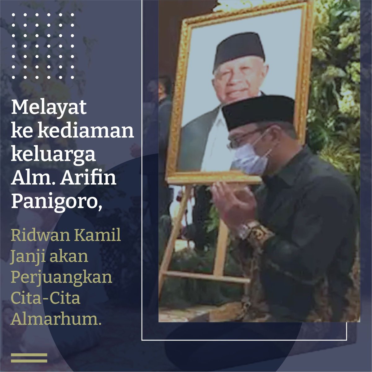 meguwmin's tweet photo. Arifin Panigoro merupakan sosok yang inspiratif dimata kang Emil

Gubernur Jawa Barat Ridwan Kamil mendatangi rumah duka Arifin Panigoro untuk melayat &amp; menghaturkan dukacita yang mendalam atas berpulangnya Pak Arifin P

BersamaJuara https://t.co/EzGaeGa3Yj
