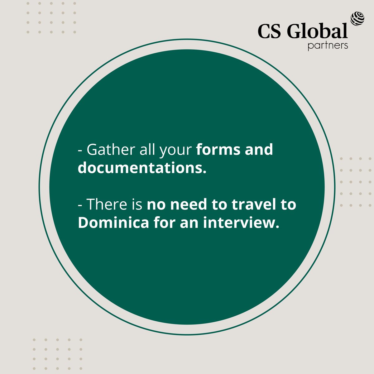 CSGPtnrsIndia's tweet photo. #CSGlobalPartners can help you through every step of the #CitizenshipbyInvestment application process.
Get in touch with our experts today.
https://t.co/Y0d1JWWFEH
#cbi #citizenship #Dominica #dominicacitizenship #investmentprogram https://t.co/QYm45Zzb7S