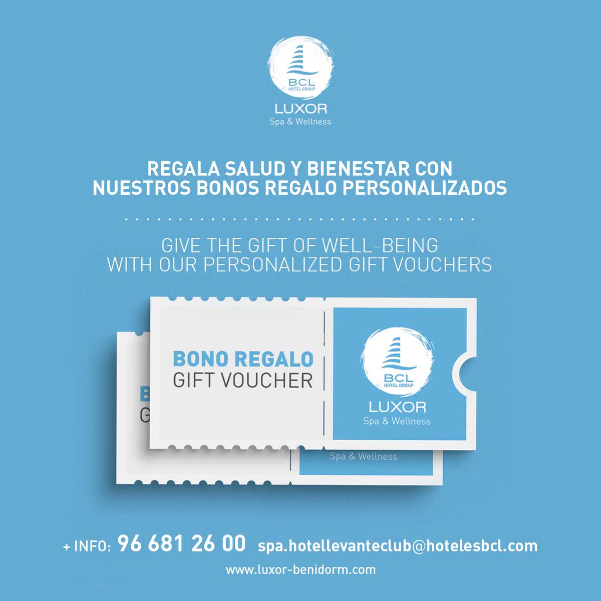 luxor_spa's tweet photo. Se acerca el Día del Padre y en Luxor Spa tenemos el regalo perfecto. / Father's Day is coming up and at Luxor Spa we have the perfect gift.

#luxorspa #diadelpadre #hotelbcllevanteclub https://t.co/Pn2jMVnUqL