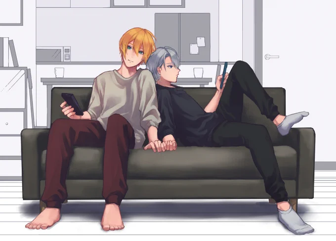 現パロくにちょぎが見たい 