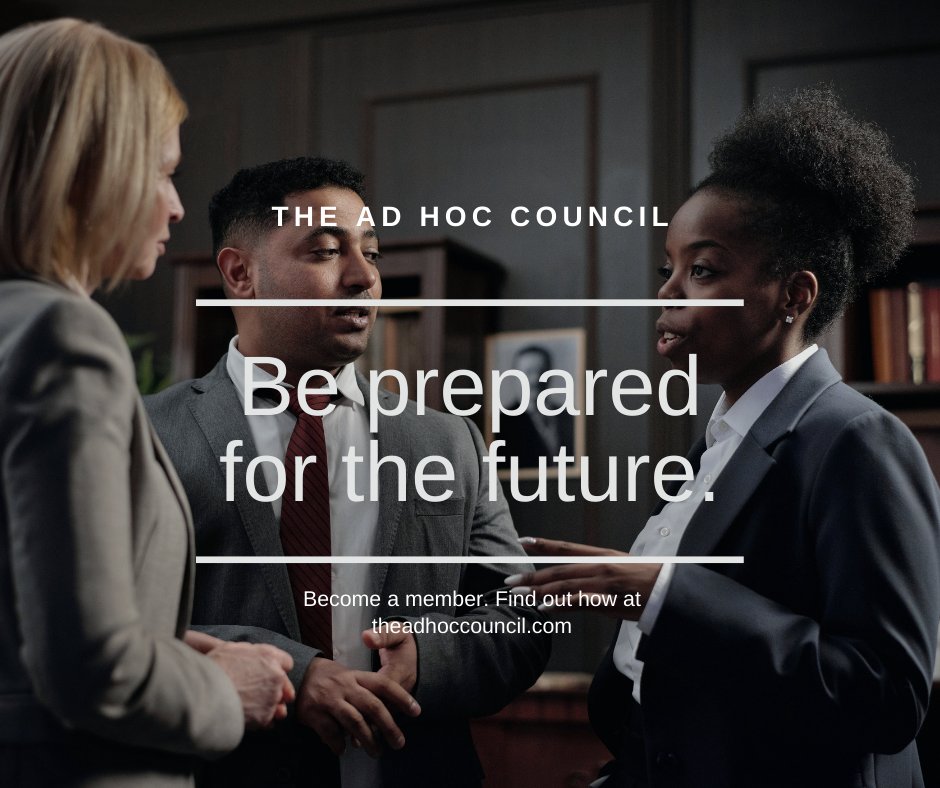 Interested in becoming a member of the Ad Hoc Council? Contact us here: theadhoccouncil.com/contact.html

#Insight #expertise #collaboration #networking #membership #businessevents