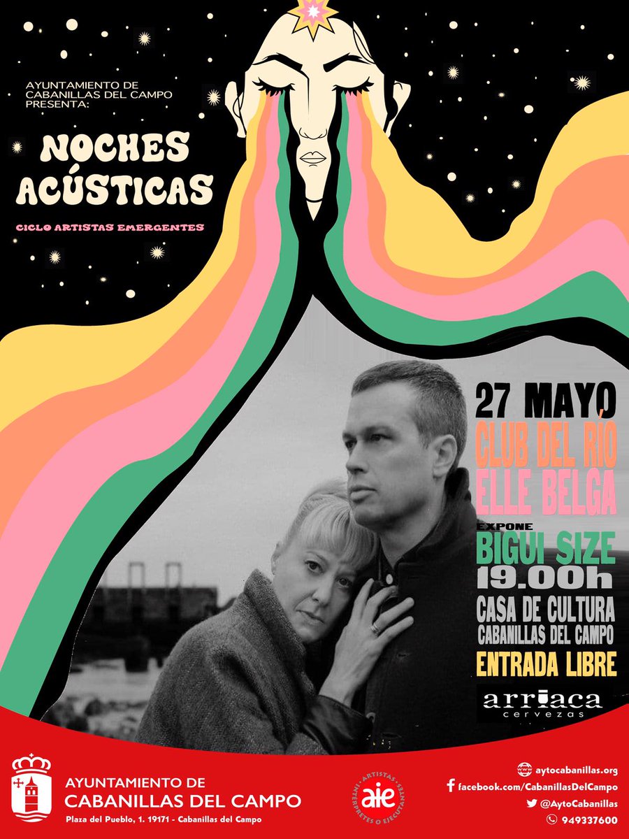 El Ayuntamiento de Cabanillas del Campo organiza el ciclo #nochesacusticas , y allí estaremos, encantados de la vida, junto a <a href="/Clubdelrio/">Club del río</a>  el 27 de mayo. Dos meses pasan volando, vayan apuntando en la agenda....
Saludos desde la trinchera!!
<a href="/bornmusic/">Born! Music</a> , <a href="/mnt_ventoux/">Mont Ventoux</a>