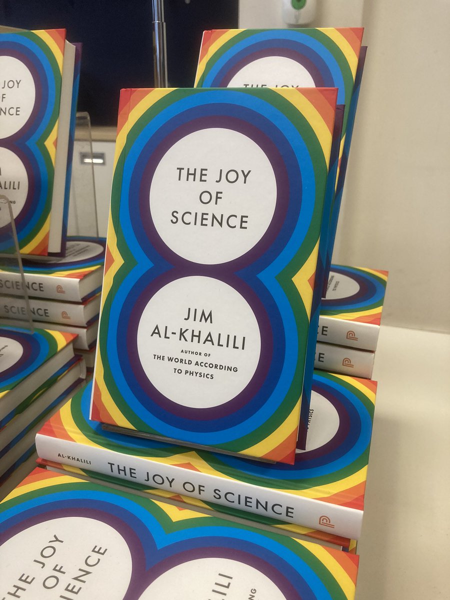 Blackwell’s has copies of The Joy of Science by @jimalkhalili a month early. Pop in and buy your copy from us today!