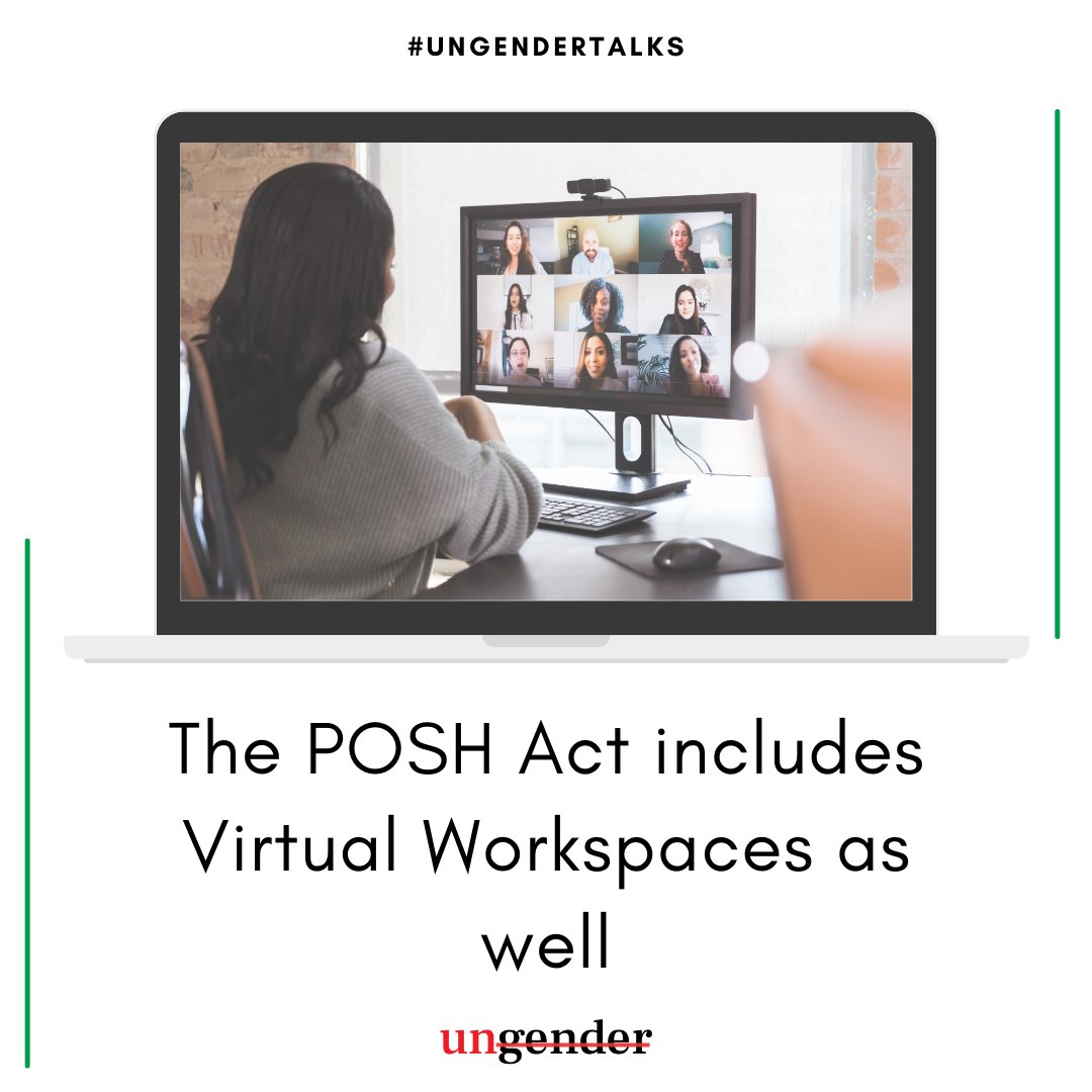ungender_in's tweet photo. Did you know that the POSH Act includes #virtual &amp; #remote workplaces as well? (1/2) 
@GetConduct our #SaaS platform enables you to build safe &amp; inclusive #workplace for your #team. Visit https://t.co/peGMEGcNl6 / read in-depth at https://t.co/zW0SzZZPLc 
#letsungender #posh #dei https://t.co/up88p40ZGi