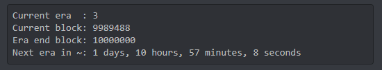 ETHERGEMCOIN's tweet photo. There is just over 10,000 #blocks until our next #Halving as we enter ERA 4

#EGEM rewards will reduced by 50% per #Block

#Blockchain #cryptocurrency https://t.co/sL1CnbydfO