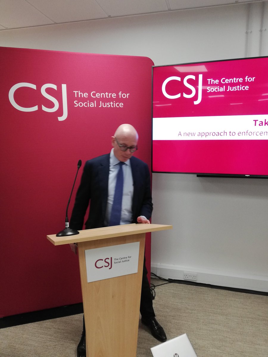 csjthinktank's tweet photo. @MoJGovUK minister, Lord Wolfson @DXWQC, welcomes the vision for bailiff reform set out in @csjthinktank   #TakingControlforGood https://t.co/S89cEMFgIN