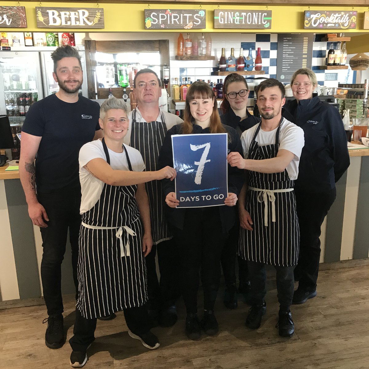 The #LadramCountdown has officially begun! Just 7 days 'till we reopen our 5 star park for season 2022. The Three Rocks team &amp; creative chefs are ready to go - with an inspiring new menu, delicious drinks choices and a top team we can't wait to see you! #ladrambay #holidaypark