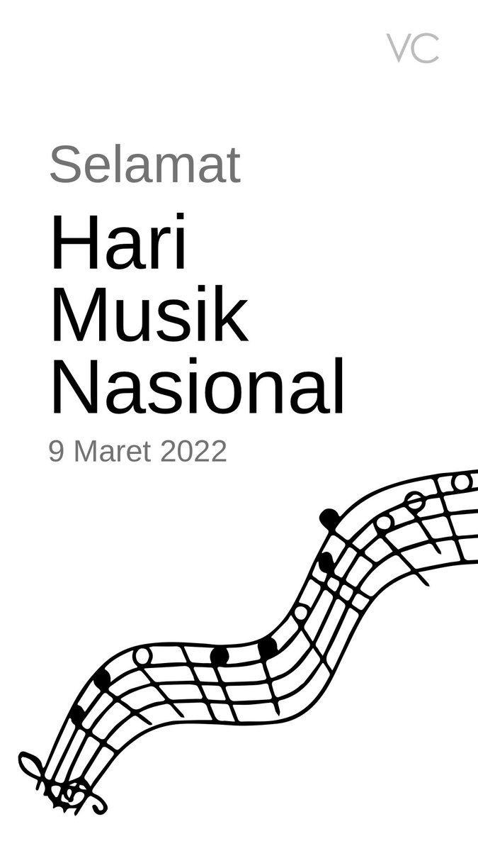 Selamat Hari Musik Nasional untuk para musisi, dukung selalu karya musik anak bangsa!