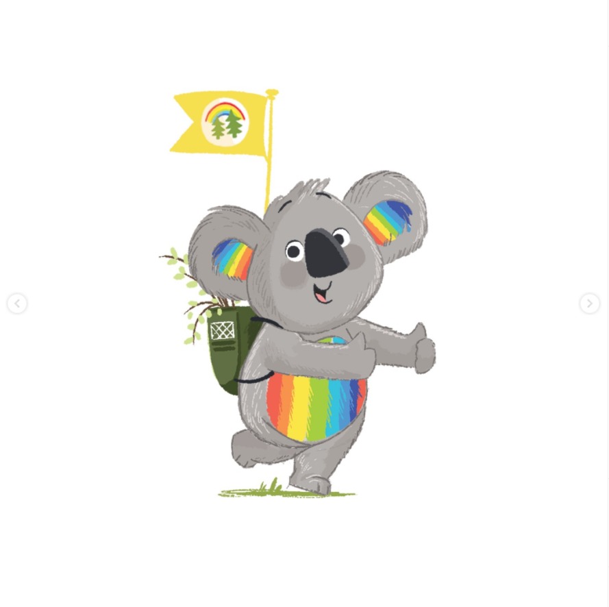 IReallyCreative's tweet photo. Here is my first version of #DTIYS for @timbudgen to celebrate the publication of 'STARPUFF' 
This is my version of Cub Scout Koala.
working on sara and Starpuff on their adventures in the canoe
 #DTIYSSTARPUFF 
Thank you #timbudgen for this opportunity 
#starpuff #dtiyschallenge https://t.co/vm1c84TFiE