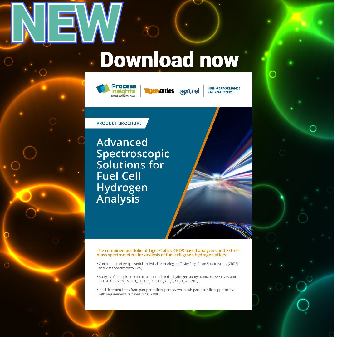 Tiger_Optics's tweet photo. With the combination of two powerful analytical technologies - Cavity Ring-Down Spectroscopy (CRDS) &amp;  Mass Spectrometry (MS) - see the impact in the analysis of fuel-cell-grade #hydrogen.  Download now https://t.co/k5zf5gBVdD
#processinsights #tigeroptics #extrel https://t.co/G7UZHlMQWV