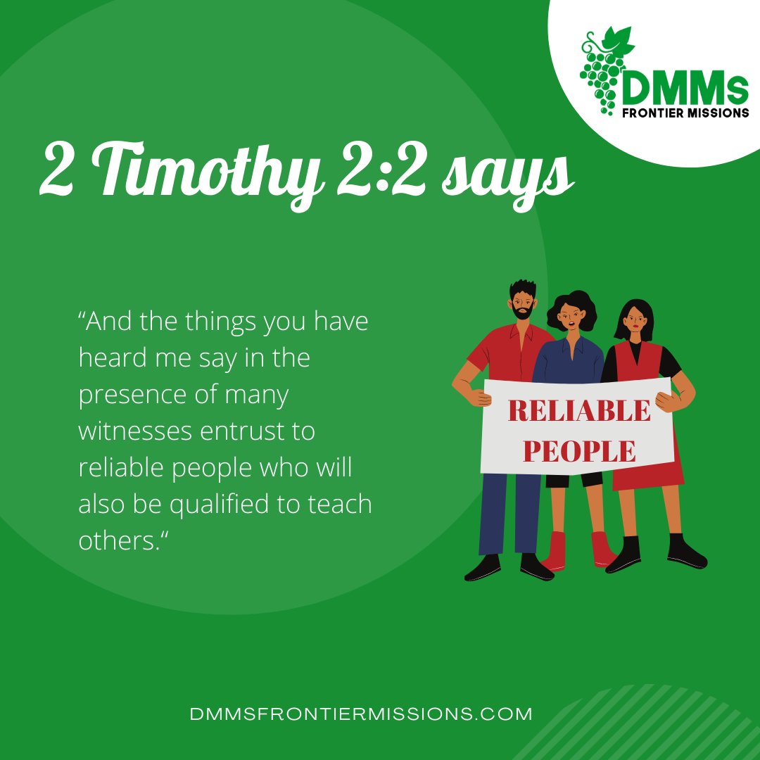 daretomultiply's tweet image. Pass on whatever you have learned from Jesus.  Don't hold it all to yourself.  You may not know a lot yet, but you can start training others with what you know
#trainothers #makedisciples #2Tim2:2