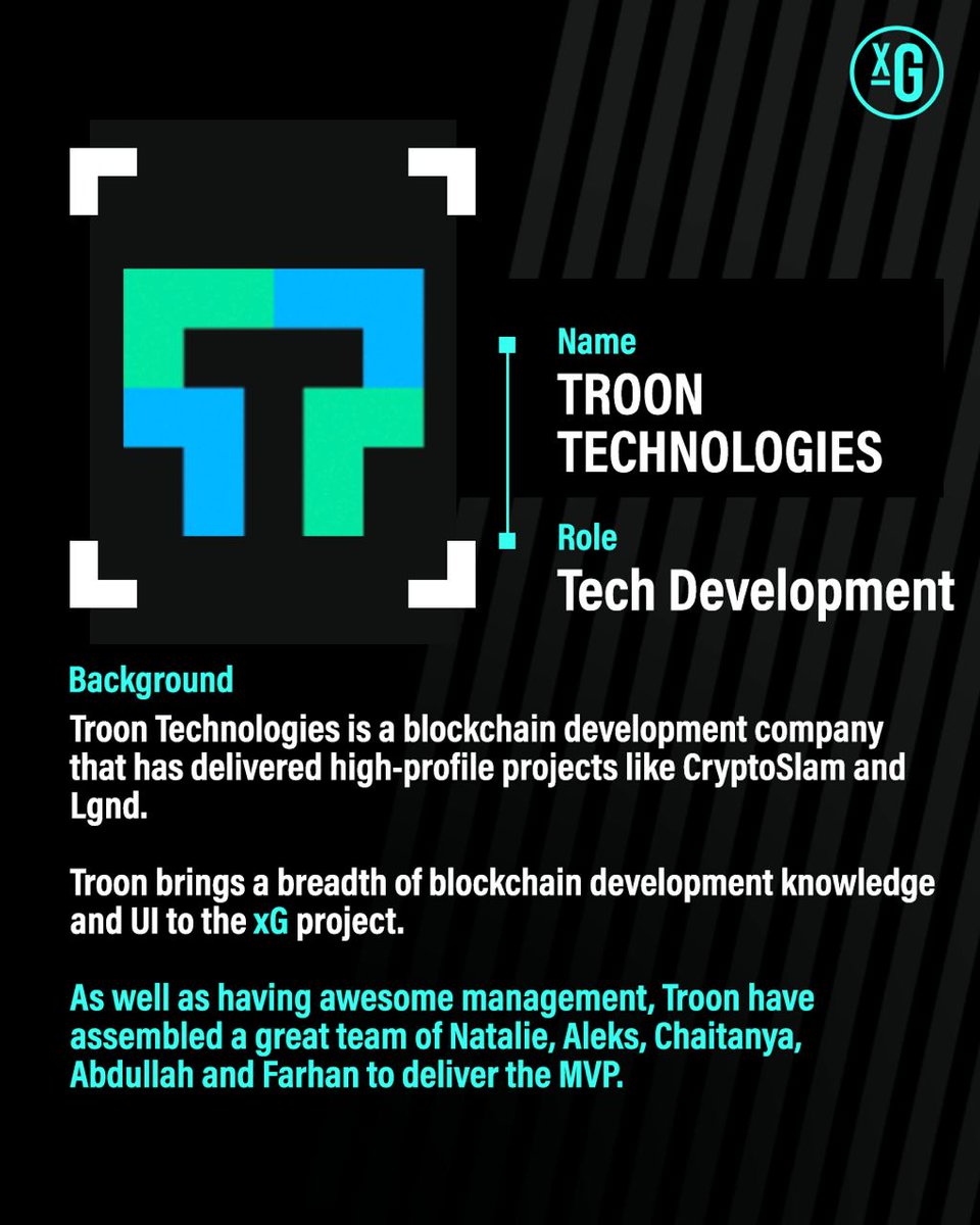 xGStudios_'s tweet photo. xG meets 🤝 @TroonTechnology 

👉 xG Tech Development

#xGStudios #crypto #nft #web3 https://t.co/9LGhM1MoFx