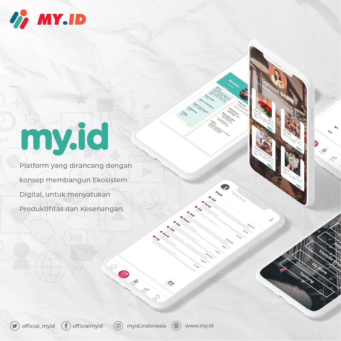 official_myid's tweet photo. Ekspresikan aktifitas digital kamu mulai dari tautan Biolink, CV Resume, dan Email dengan menggunakan akun https://t.co/j6S8FuwNao, kamu bisa menghubungkan semua link di dalam satu domain unik.

Daftar sekarang https://t.co/izdHHF9crT

#Semua_tentang_kamu #myid https://t.co/yPe2whAjPX
