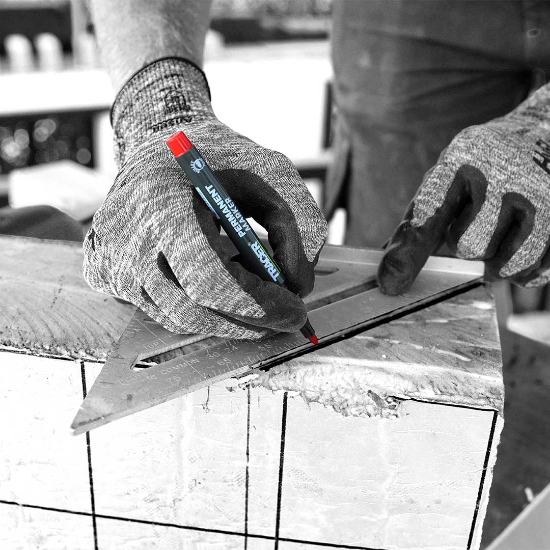TRACERTools's tweet image. The permanent marker is a marker you’ll want by your side!

👉Quick Drying ink
👉1-2mm bullet point
👉Available in Black, blue &amp;amp; Red

#TRACERTools  
#MarkingEssentials