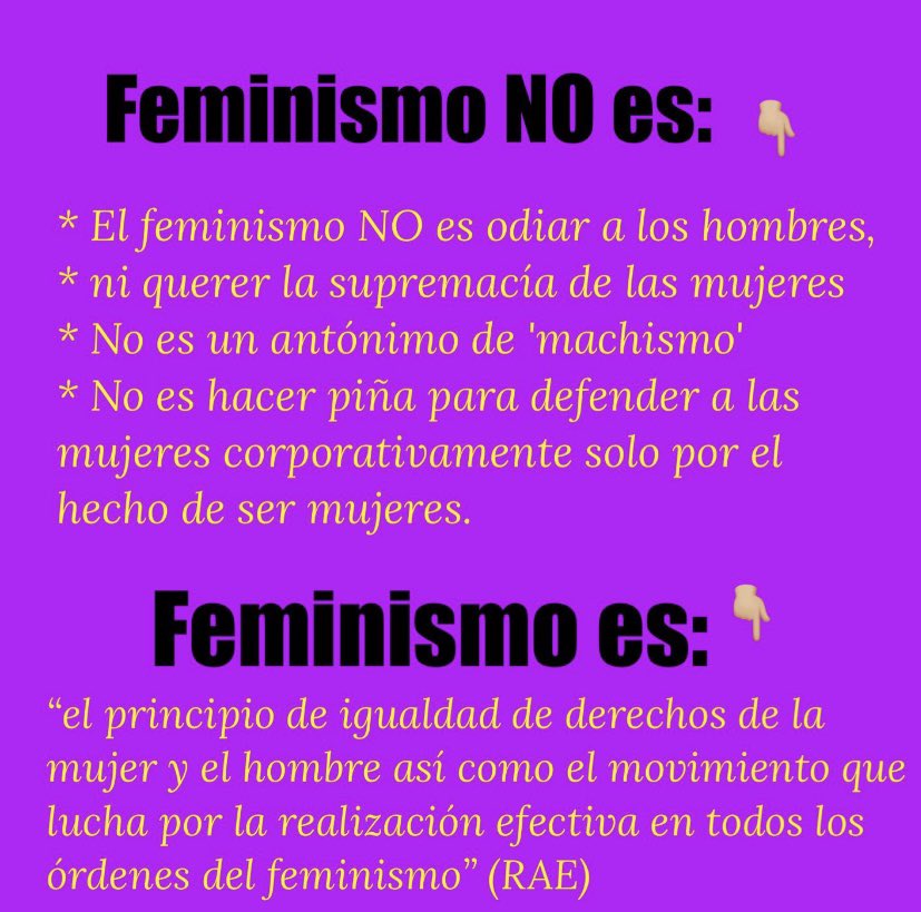 VeronicaChaconB's tweet photo. Sin darle más vueltas: Qué es y qué no es el #feminismo: https://t.co/UjFYgioEvK
