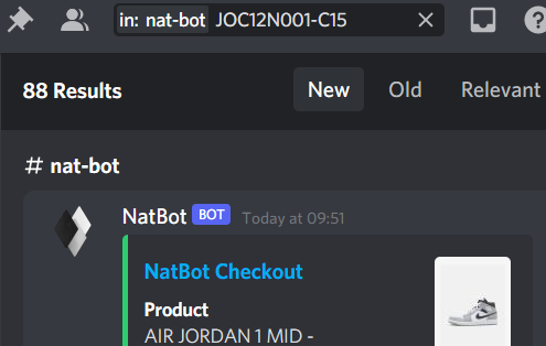 bitsjbangerbj's tweet photo. Cheers @NATAIOBOT 🥳

Had a total of 112 checkouts, all antractite mids, but some slots so different webhooks. 

LET THE CANCELS RAIN https://t.co/bYFnqyKq2U