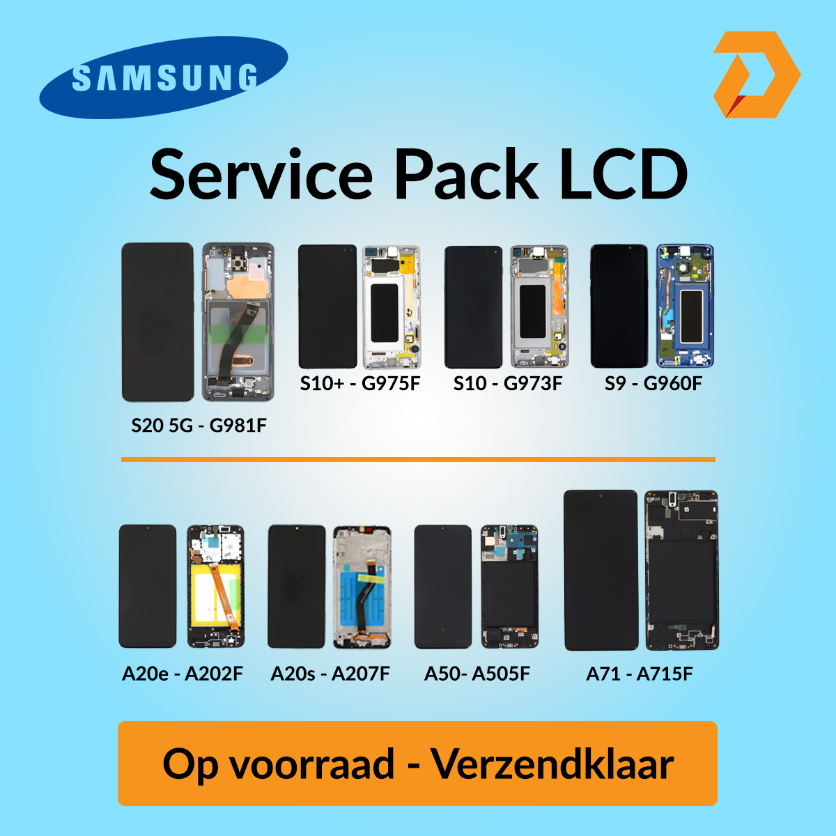 DutchSpares's tweet image. 📦 Verschillende Samsung Displays zijn weer op voorraad zoals:

Galaxy S20 5G | S10+ | S10 | S9 | A71 | A20s | A50 

Heeft u al genoeg voorraad? Bestel vandaag nog!

dutchspares.com/nl/account/reg…

#samsung #servicepack #wholesale #groothandel #original #samsungdisplays
#samsunglcd