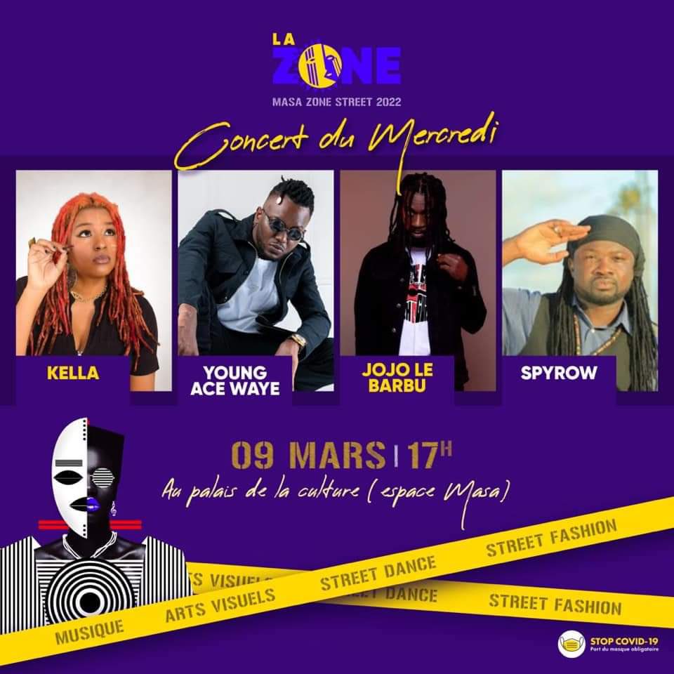 Ce soir ce sera chaud avec <a href="/dopekella225/">Kella MicKillah</a> <a href="/waye_officiel/">WAYÉ</a> <a href="/JojoLeBarbu1er/">JOJO LE BARBU🦍 #TiedeAngeMohamed🙌🏿</a> <a href="/spyrow/">spyrow</a> et Spyrow sur la scene de La Zone Street du MASA!
Entrée GRATUITE