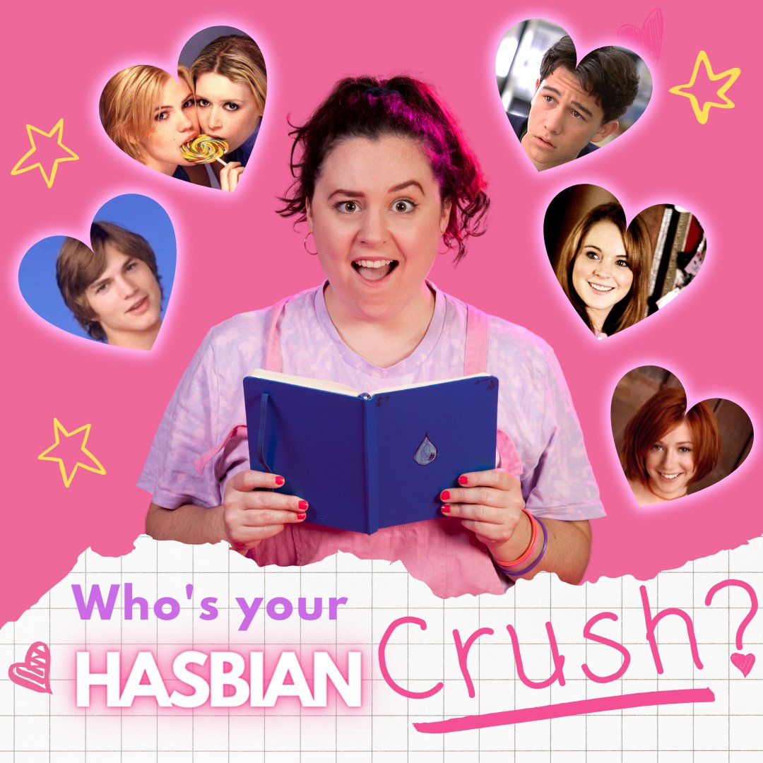 HasbianShow's tweet photo. Who's your y2k Crush? π
#Hasbian is based on my REAL teenage diaries ππ
To save the blushes of my friends (& foes) of the era, all names are changed to the actor who'd play them in a teen movie...
Do the quiz now to meet your dream 00s Mr, Mrs or Mx π
https://t.co/lSMFqpII9s https://t.co/pIixr7O10U