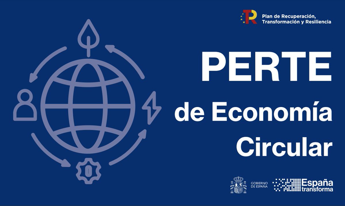 Aprobado PERTE #EconomíaCircular alineado con objetivos #EstrategiaEspañolaEconomíaCircular2030 con 492 M€ ayudas #Ecodiseño #Reutilización  #Digitalización #CicloDeVida #Plástico #EnergíasRenovables #ConstrucciónSostenible #GestiónHídrica <a href="/mitecogob/">Transición Ecológica y Reto Demográfico</a> 
linkedin.com/posts/inesleal…