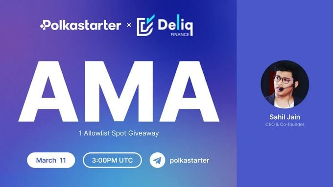 PolkadotSpace's tweet photo. ❄️ @Deliqfinance will be having an AMA with @Polkastarter

❄️ #Deliq is a decentralized liquidity layer to supply seamless liquidity to the #DeFi ecosystem.

🗓March 11, 3pm UTC

🧩Venue:
https://t.co/KgYHQP4FAV

#PolkadotSpace https://t.co/uAj5s2KA5F