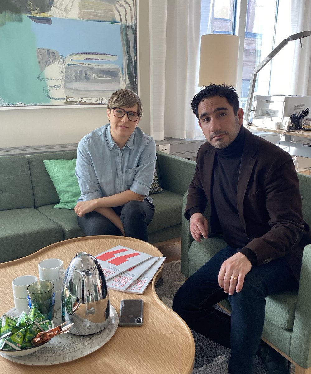 Igår träffade Ung Cancers Generalsekreterare Emma Tonnes Socialförsäkringsminister <a href="/shekarabi/">Ardalan Shekarabi</a> för att prata om rapporten Etthundra. Ett bra samtal där vi enades i faktumet att en förändring måste ske för hur Försäkringskassan bemöter unga vuxna. 
-
Nu skapar vi förändring!