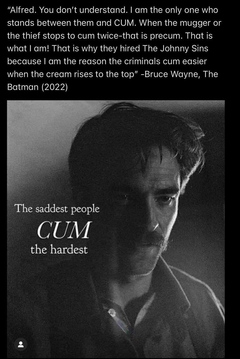 Flamingoplace's tweet photo. My favourite quote from the film. Very emotional performance between Andy Serkis and Robert Pattison. The tension between the two got chills running down my spine. #thebatman #RobertPattinson #andyserkis #Alfred #brucewayne #batmanquotes https://t.co/SAzvCg2jJS