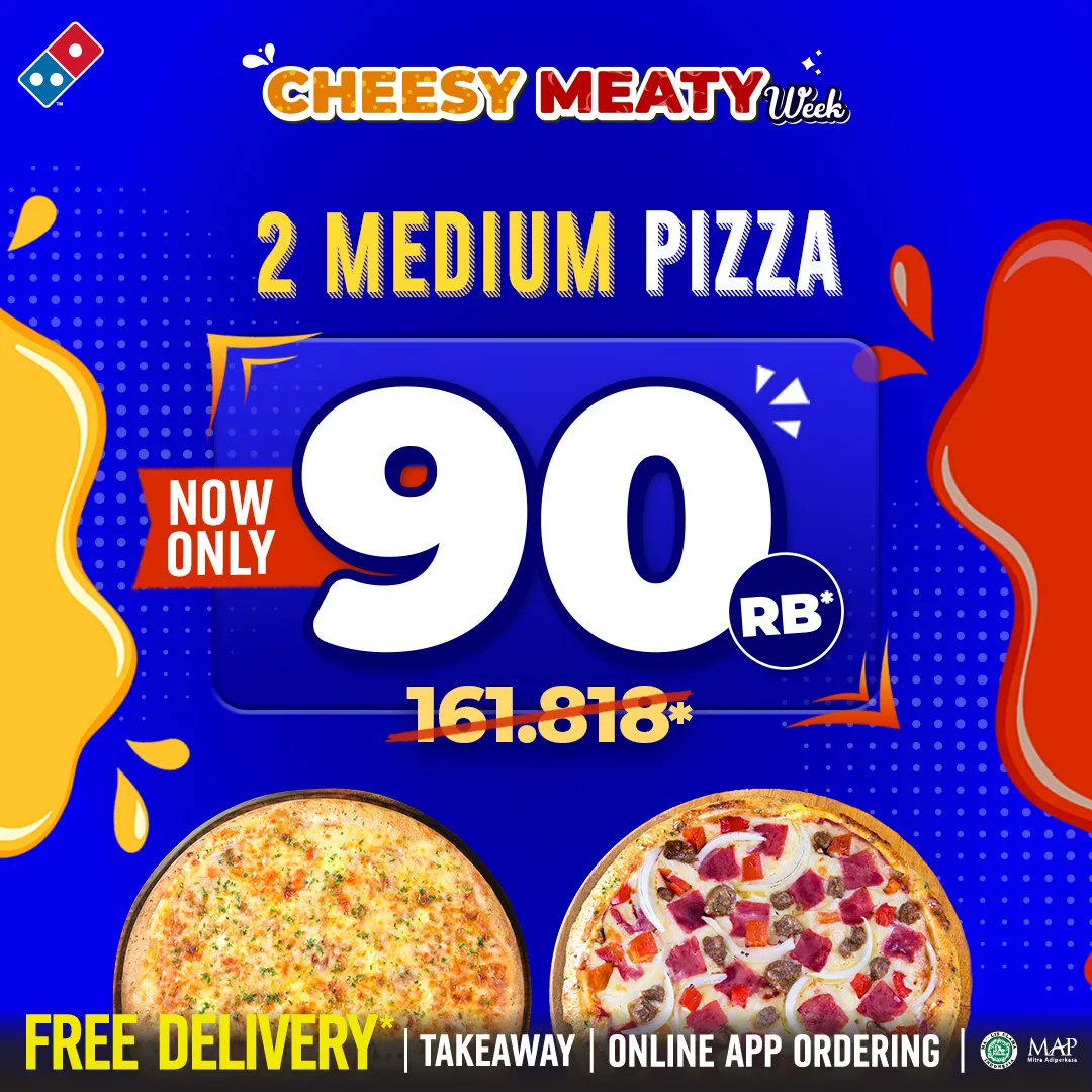 Domino's Pizza ID on Twitter "Terkeju2 & Terdaging2 TIME!! Yesss
