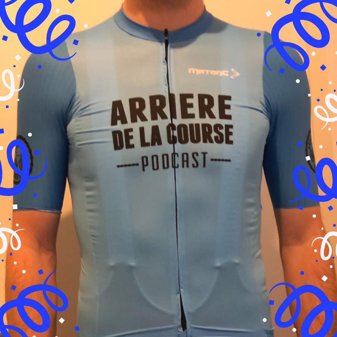 Wij zijn trots dat onze #podcast @ArriereC, steeds meer luisteraars krijgt. Om te vieren, de volgende #winactie. Om (nog) meer mensen bekend te maken met @ArriereC en om onze volgers te verwennen, geven wij 5 te gekke @ArriereC #wielershirts weg! Hoe doe je mee? Zie plaatje!