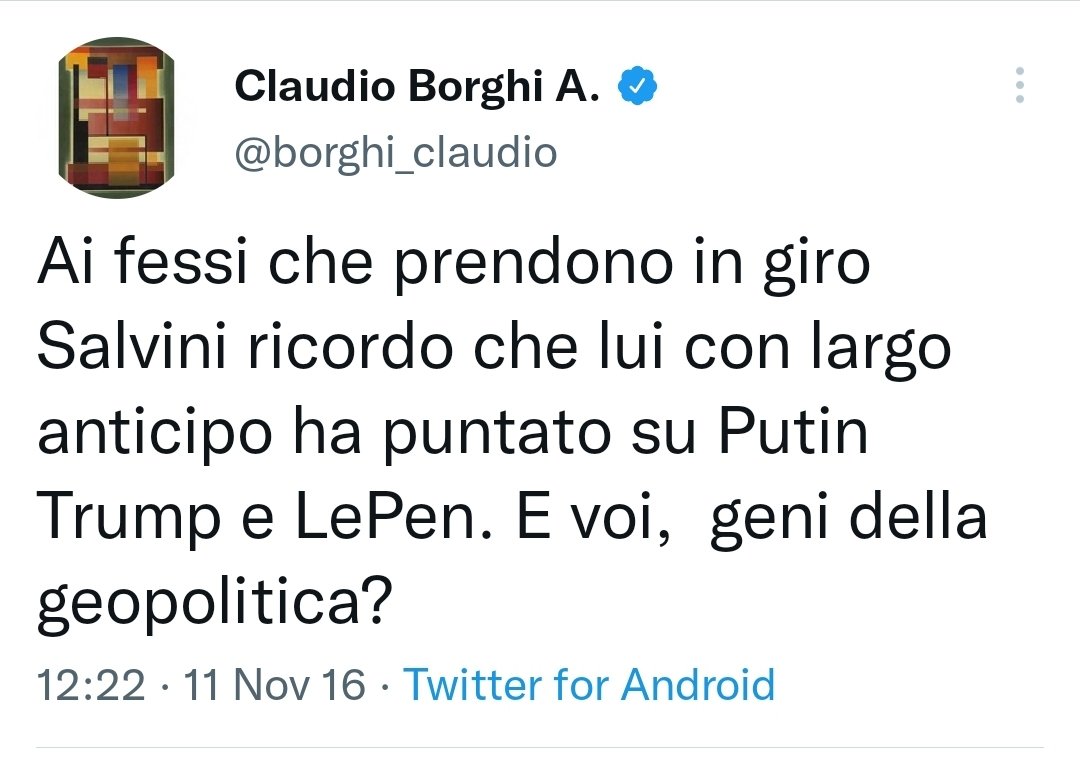 beabri's tweet photo. Forse dovremmo stampare anche le magliette con questo tweet del 2016. https://t.co/gl0NnKoFCD