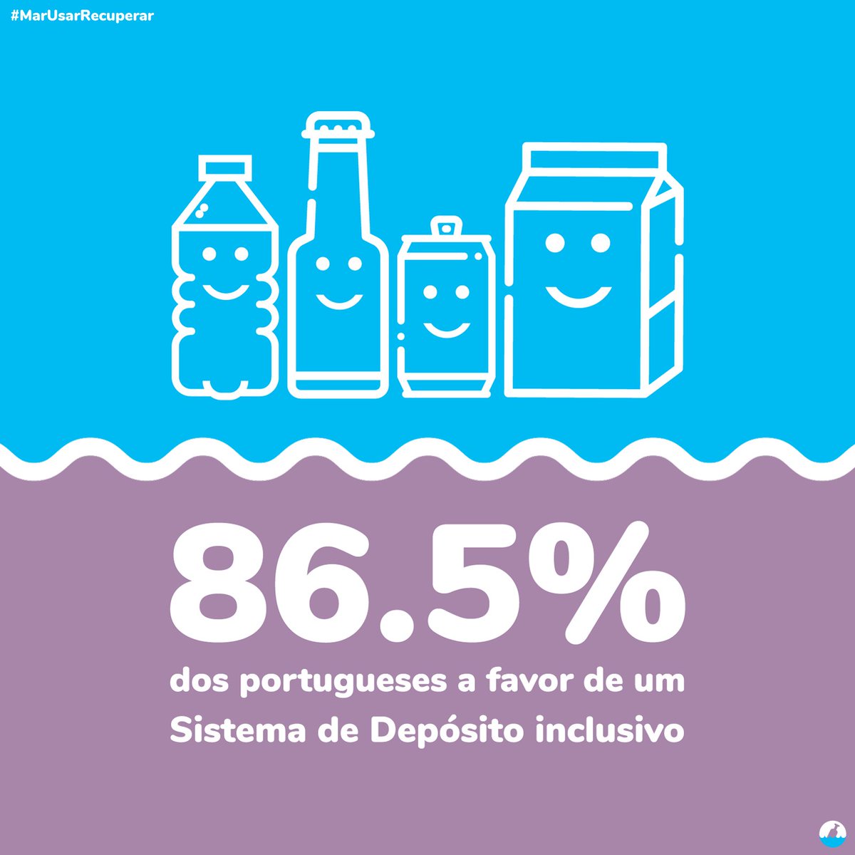 86.5% dos portugueses concordam com a implementação de um sistema de depósito com retorno que contemple todos os tipos de materiais - vidro, alumínio e plástico.

✍🏼📃tinyurl.com/taramar/
#taraprovidro
#marusarerecuperar
#wechoosereuse