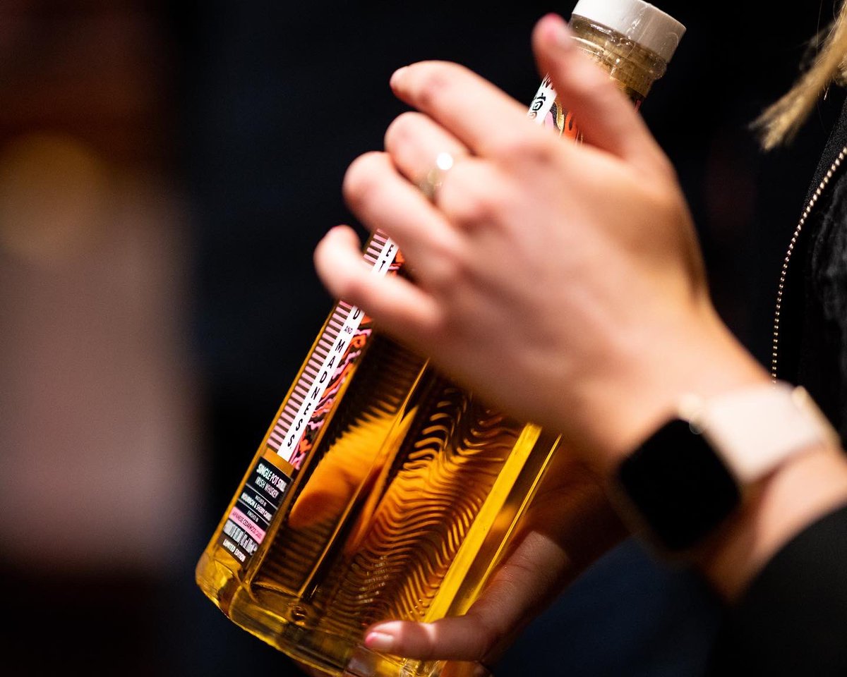 SeanOhuig's tweet photo. I had the absolute pleasure of attending the launch of Method &amp; Madness new Japanese Wood Trilogy last night in Dublin.
First up were two Pot Stills, Ceaderwood and Chestnut finishes, both were remarkable. The icing on the cake however was the 33 year old Mizunara finish 🤯 https://t.co/ZaQAtvmU7u