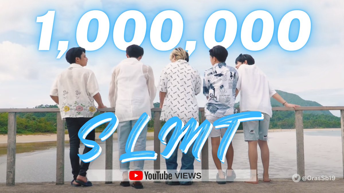 📢 NEWS ALERT: SB19's 'SLMT' MV has surpassed 1 MILLION views on YouTube. 

SB19 SLMT 1MViews
<a href="/SB19Official/">SB19 Official</a>
#SB19WHATMV1stAnniv

#STANWORLD #SB19
#WeStanLove #WeStanPeace