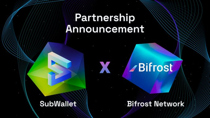 PolkadotSpace's tweet photo. 🔗 @Subwalletapp has partnered with @Bifrost_finance, a parachain designed for staking liquidity based on #Substrate Polkadot.

🔗 #SubWallet is a user-friendly Web3 Multiverse Gateway for #Polkadot and #Kusama ecosystem.

🔽INFO
https://t.co/22LJpetv3z

#PolkadotSpace https://t.co/QsCqXc1PJY