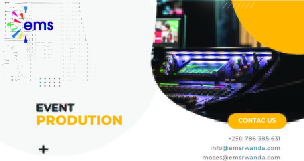 emsrwanda's tweet photo. We pride ourselves at Event and Media Services at offering our best services to each of our clients. We ensure to tailor your event based on your need, but also offer you the best of event production.
#RCB #EMS #eventandmediaservice #eventproduction #eventmangement #Kigali https://t.co/2kVkTckk2W