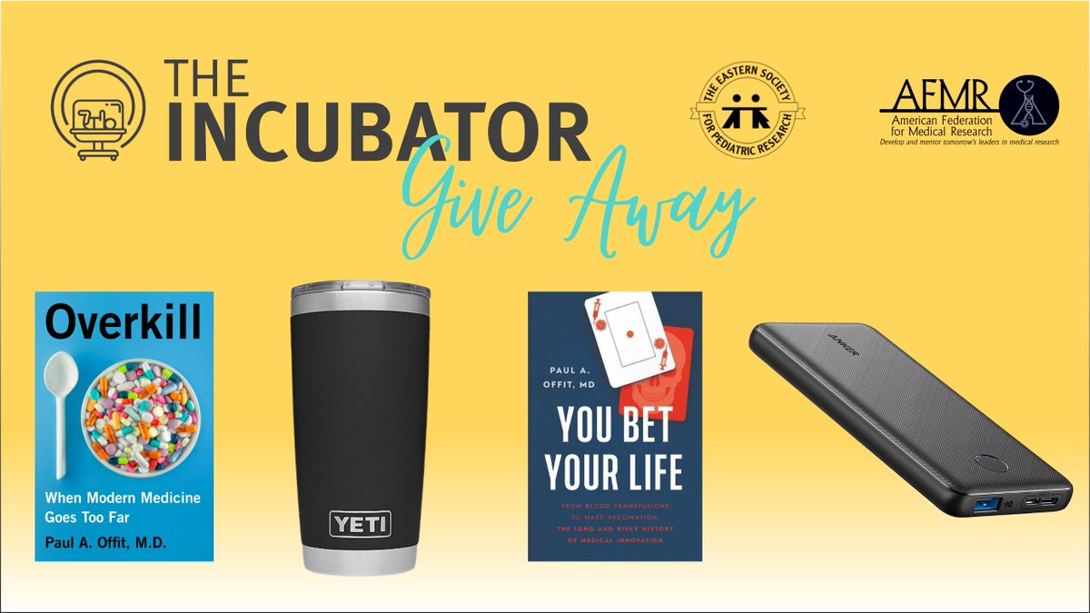 nicupodcast's tweet photo. Join our #giveaway 🎁 Retweet this post and go follow @EasternSPR to enter. Winner announced Friday. Check the Eastern Med Research Conference @ https://t.co/SqKJZ8lPLg

#medtwitter #pedsmatch22 #pedsICU #neoTwitter #MedEd #Pediatrics #neoebm #FOAMed #books #BookTwitter https://t.co/OxGc2qbgHd