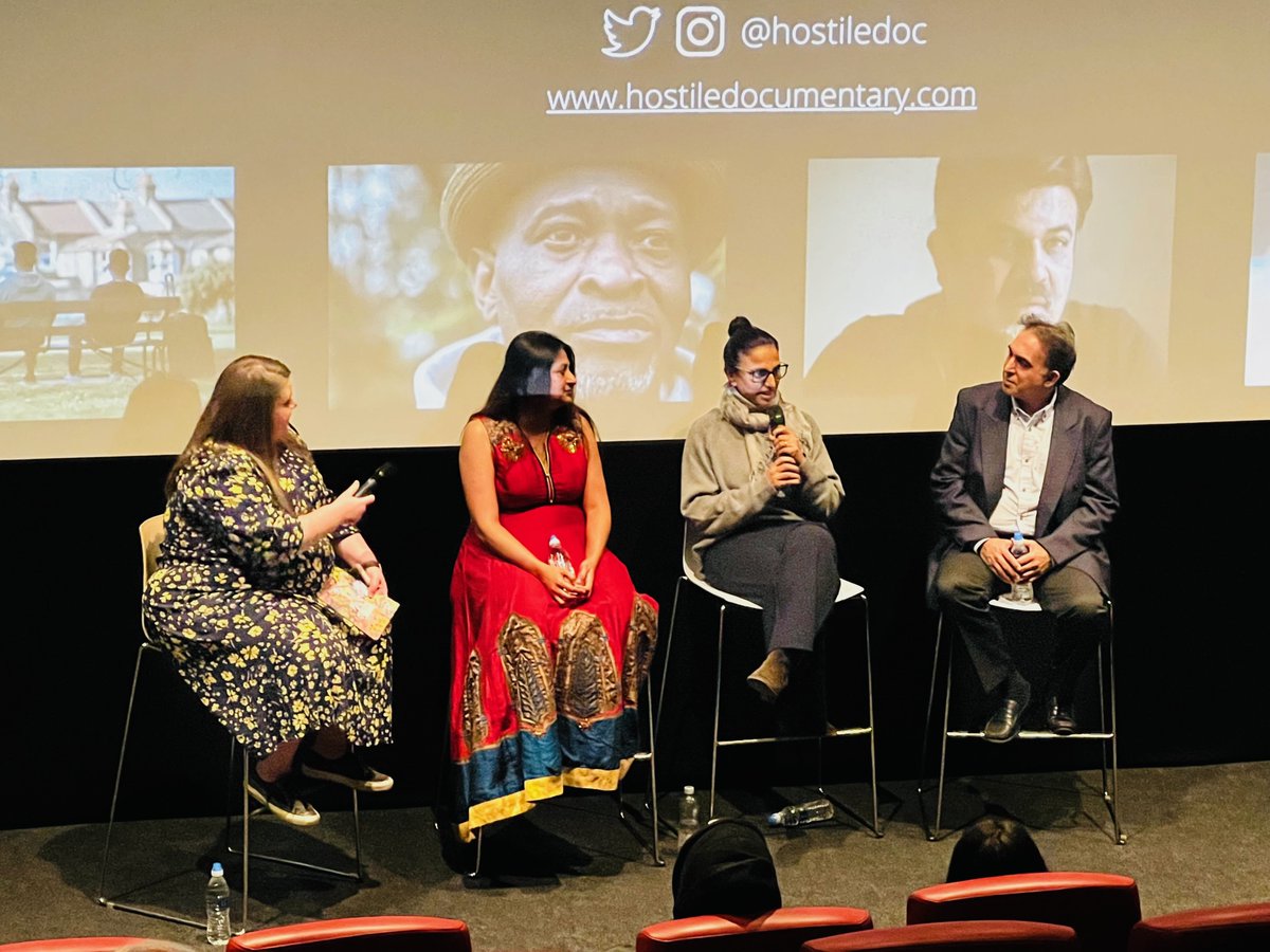 Hostile (@hostiledoc) on Twitter photo Thank you to participants Daksha & Paresh <a href="/CommResKitchen/">Community Response Kitchen</a> for joining Sonita <a href="/GaleForceFilms/">Galeforce Films</a> panel at sold-out screening <a href="/NNFilmhouse/">Northampton Filmhouse</a>
Hosted by <a href="/JadeIndia21/">Jade Turner</a>
Join the conversation - tickets available for upcoming screenings at hostiledocumentary.com/tickets Thank you to participants Daksha & Paresh <a href="/CommResKitchen/">Community Response Kitchen</a> for joining Sonita <a href="/GaleForceFilms/">Galeforce Films</a> panel at sold-out screening <a href="/NNFilmhouse/">Northampton Filmhouse</a>
Hosted by <a href="/JadeIndia21/">Jade Turner</a>
Join the conversation - tickets available for upcoming screenings at hostiledocumentary.com/tickets