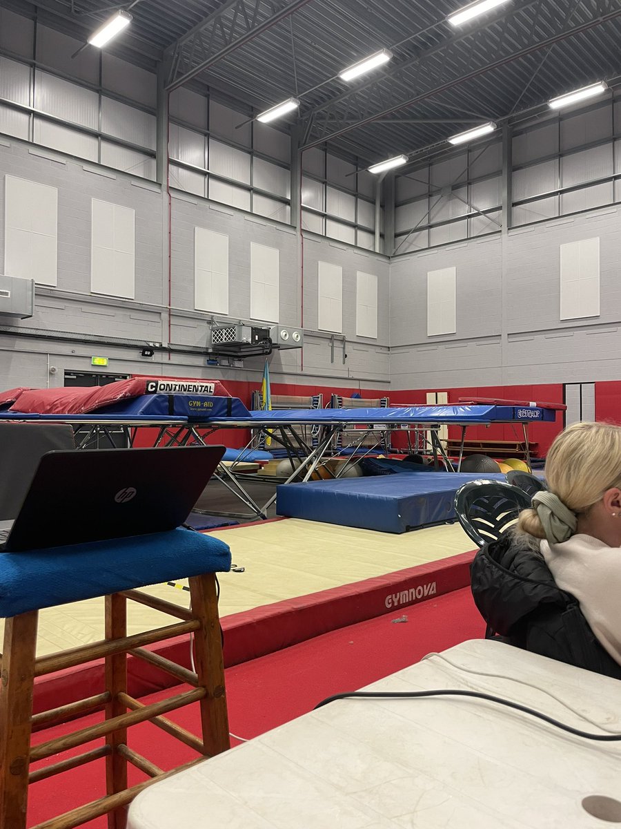 Trampolining course day two! <a href="/BritGymnastics/">British Gymnastics</a> 😎