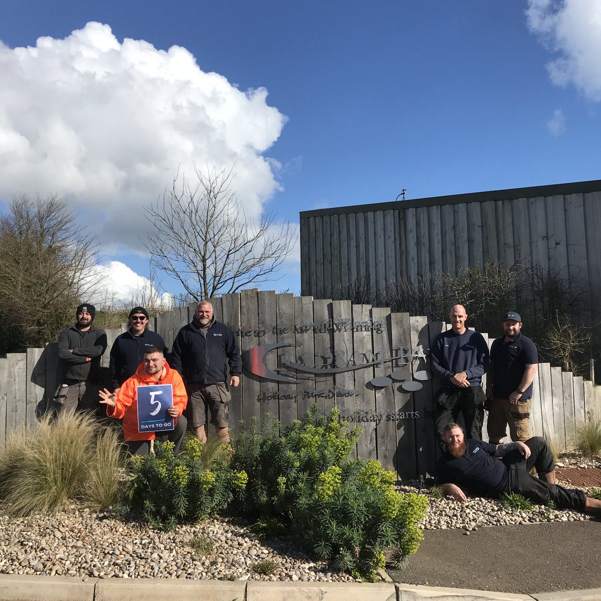 Just 5 days 'till opening! Our maintenance and grounds team are all systems go! Busy, busy, busy preparing the grounds &amp; ticking off all the crucial jobs to be done ahead of your arrival! #LadramCountdown #Ladrambay #Holidaypark