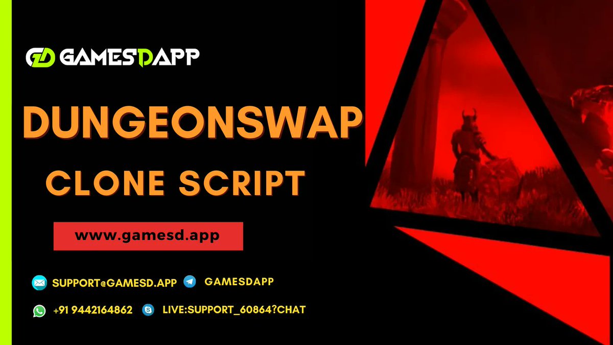 GamesDapp's tweet photo. #DungeonSwap is an #RPG game made on the #BSC with yield farming and #NFT functionality.  It takes gamification to the successive level, by connecting table-top #roleplayinggames with #Defi.
If you want to create an RPG game like DungeonSwap?
read out >>https://t.co/d1QBJvO3mQ https://t.co/kqqrzuaxJI