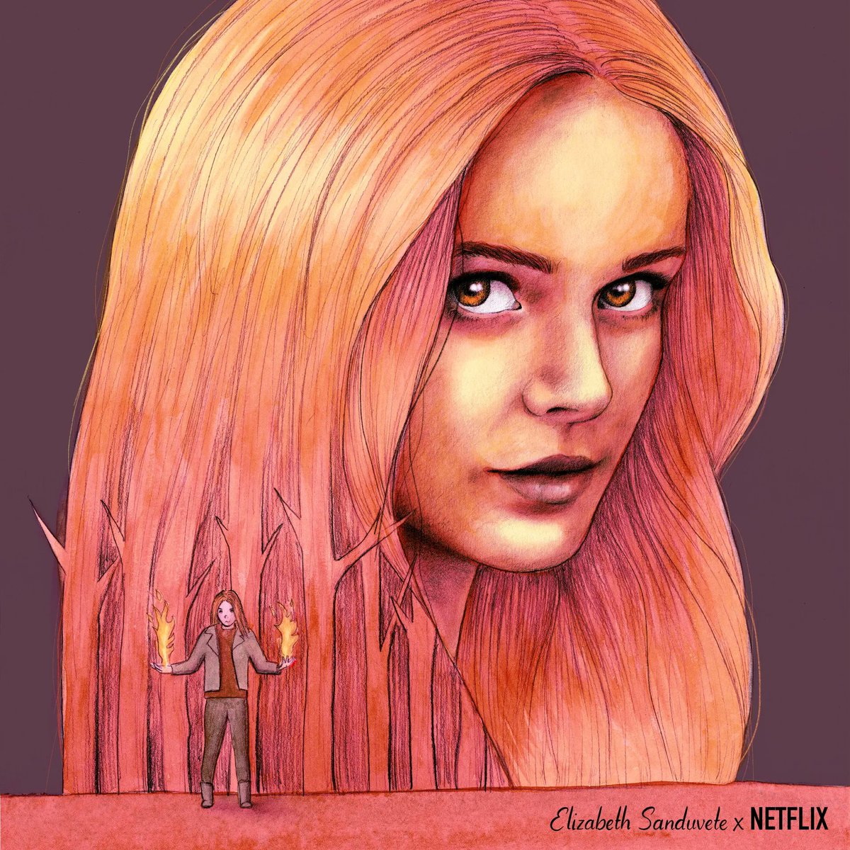 Our PRO Elizabeth Sanduvete illustrates for Netflix's series 