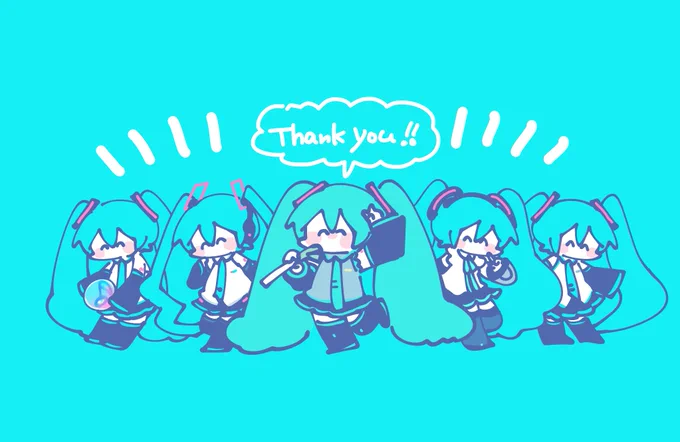 ありがとうミクさん( ¨̮⋆)
#ミクの日 