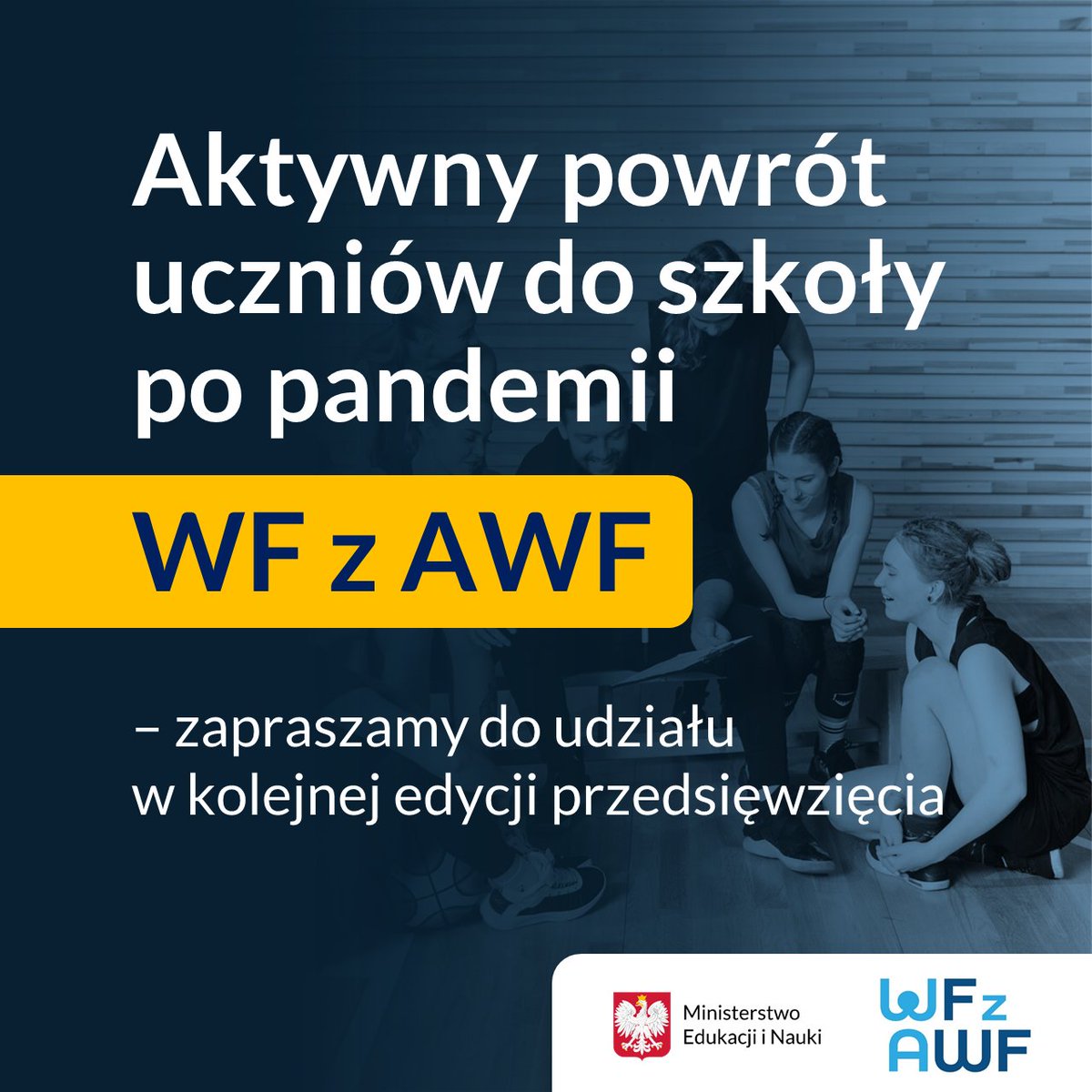 Zapraszamy nauczycieli do udziału w tegorocznej edycji programu "#WFzAWF – Aktywny powrót uczniów do szkoły po pandemii”. To okazja, aby uzyskać wiedzę i zdobyć dodatkowe umiejętności, które będą przydatne w pracy z dziećmi i młodzieżą.
 
▶ Szczegóły: gov.pl/web/edukacja-i…