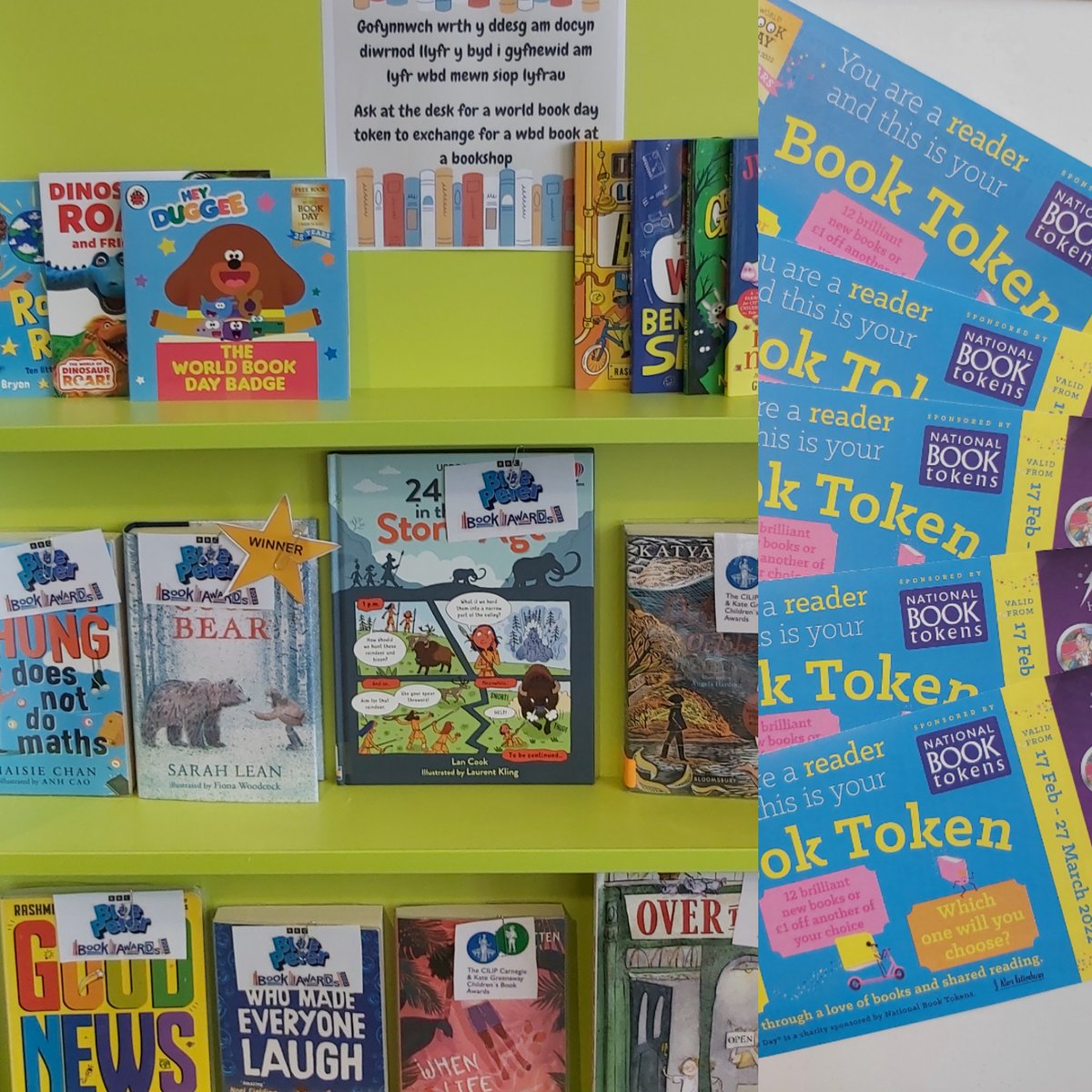 Pick up your free World Book Day token at your next visit to our new look Children's Library. Token is valid until 27th March 2022. 
#YourCentralLibraryHub #WorldBookDay #WBD #WBD2022