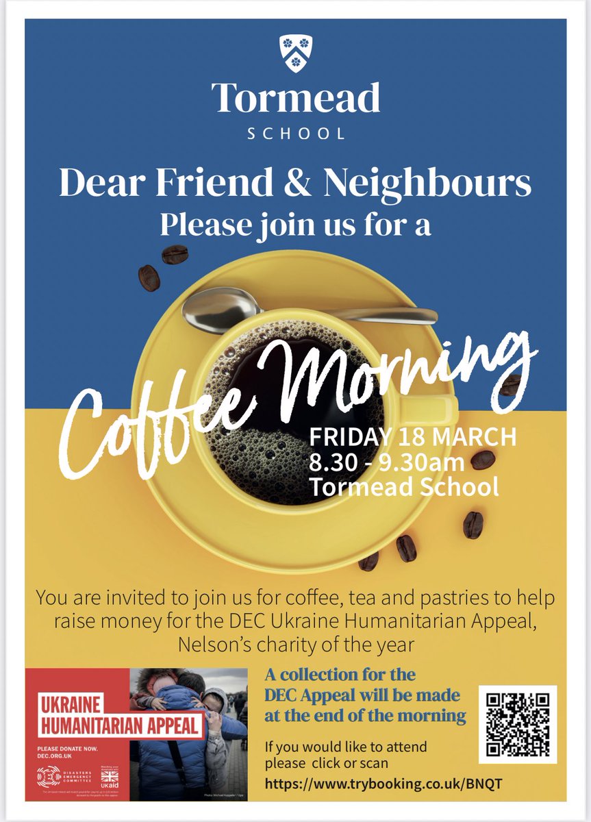 This Friday, Nelson will be hosting their annual charity day. Please join us in raising money for the DEC Ukraine Humanitarian Appeal